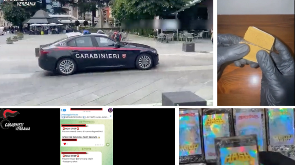 Spaccio, armi e pizzini: sgominata la banda della droga dell'Ossola